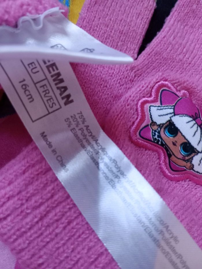 Gants LOL roses 16 cm - photo numéro 6