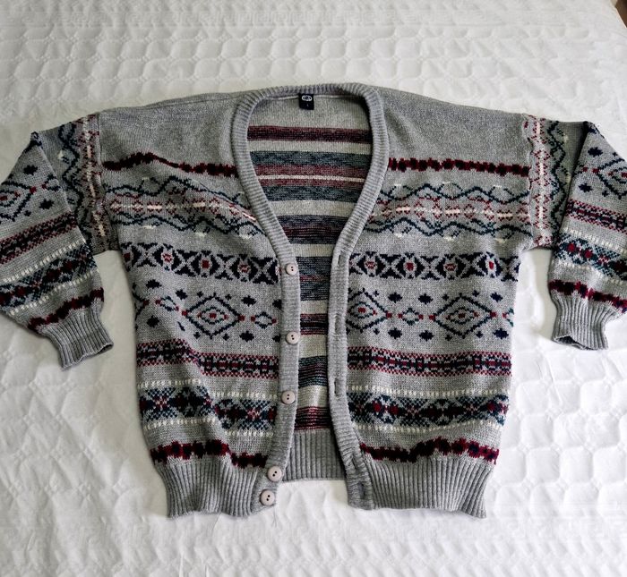 Gilet / cardigan  , vintage  , homme  , taille L