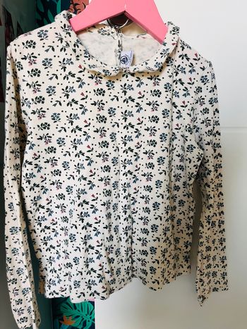 Haut fleuri fille Petit Bateau 8 ans