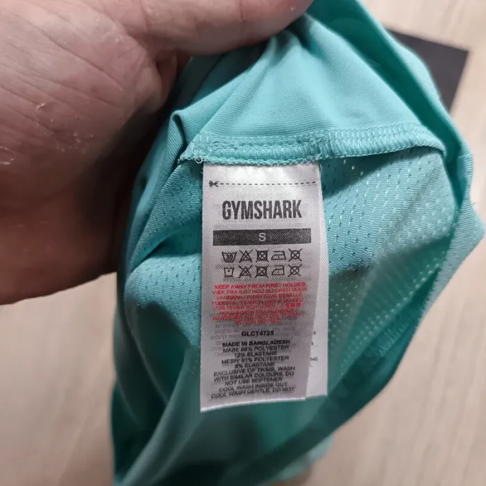 Hauts gymshark femme s bleu turquoise débardeur - photo numéro 6