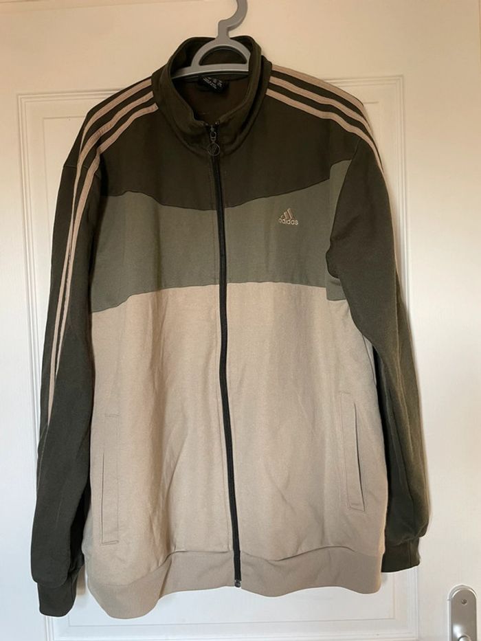 Pull gilet Adidas vintage oversize