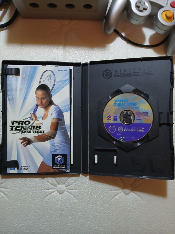 🎮 Nintendo GameCube argent + manette + 3 jeux + carte mémoire + affiche bonus 🎁 Prête à jouer - photo numéro 9