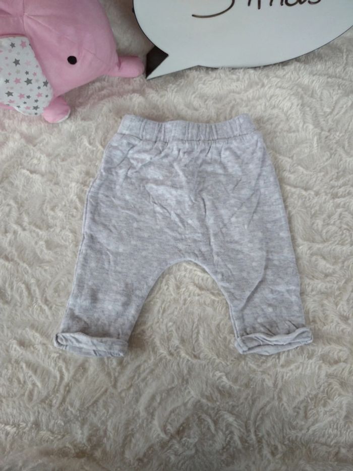 Pantalon style sarouel Fille 3 mois Lapin "Hello" Kiabi - photo numéro 8
