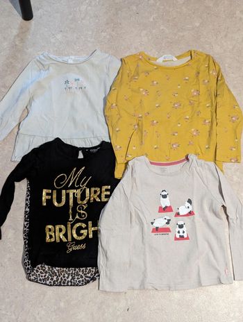 Lot tee shirt manche longue