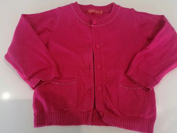 Gilet rose T 18 mois 👶