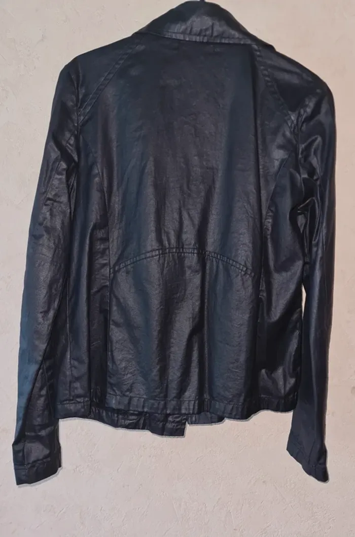 veste noire coupe vent perfecto taille XS - photo numéro 5