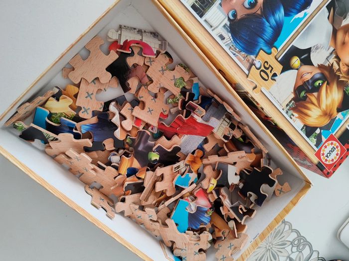 Boite 2 puzzles bois miraculous - photo numéro 3