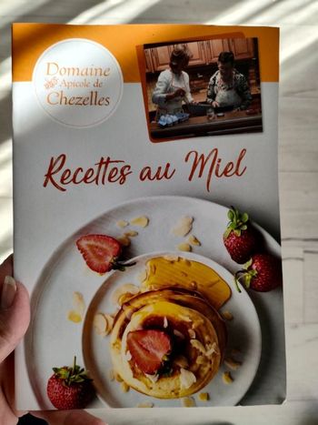 Livre de recettes au miel