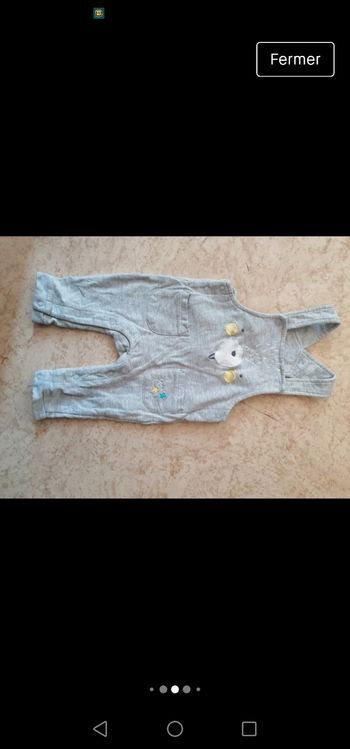 Salopette taille 3 mois