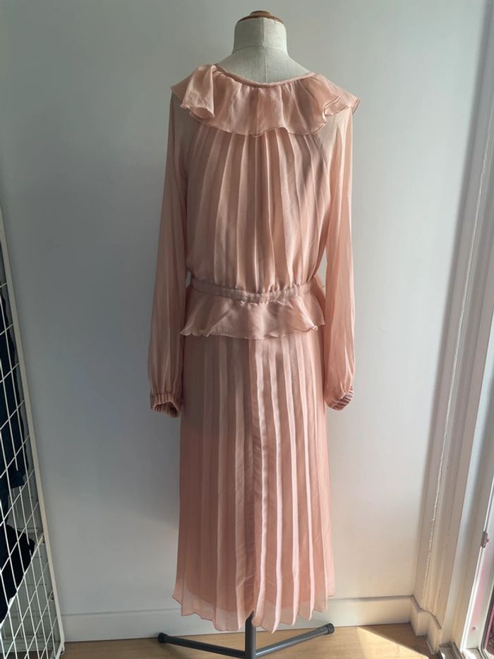 Robe longue rose pâle Asos cérémonie - photo numéro 4
