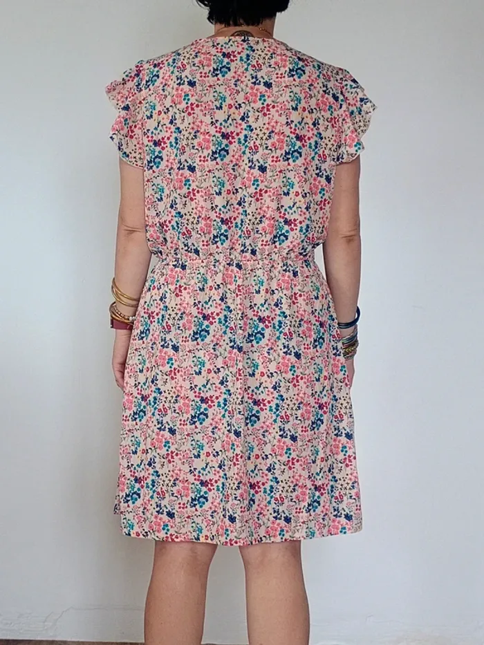 robe longue fleurie T42 - photo numéro 2