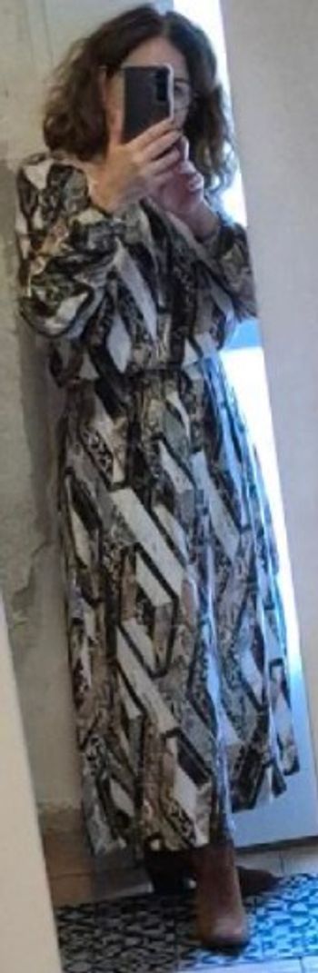 Robe longue bohème H et M