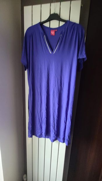 robe col v francoise saget femme 50-52 non mise