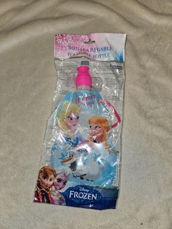 Gourde pliable disney la reine des neige - frozen disneyland paris disney store 