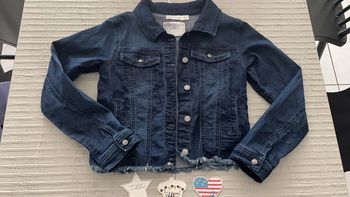 Veste en jean + patch ikks