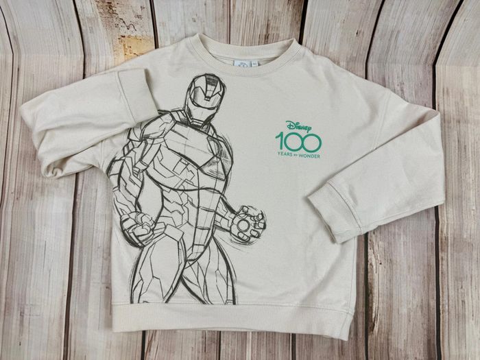Pull léger Disney 100 Iron man garçon 8 ans