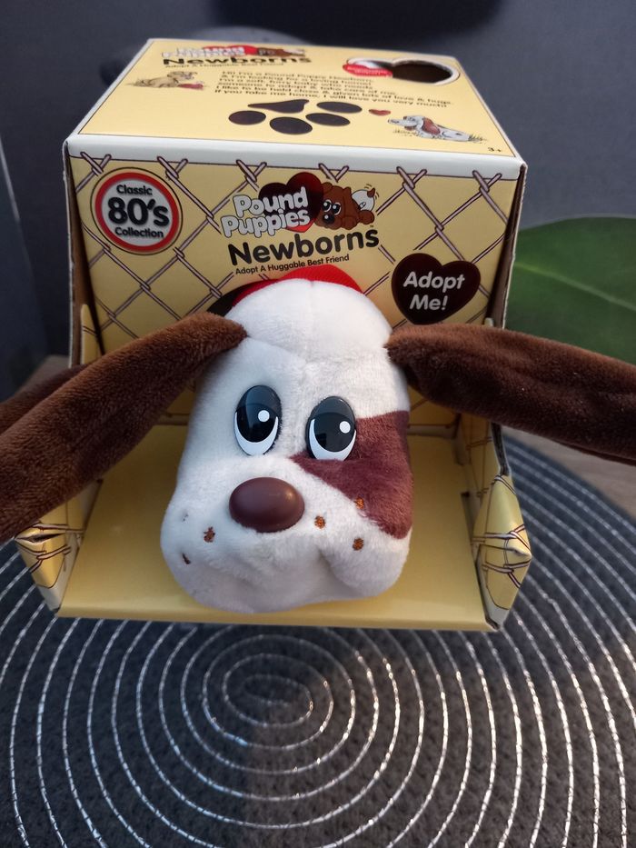 Peluche Pound Puppies Newborns hasbro réédition 2021 
Mesure 16cm - photo numéro 2