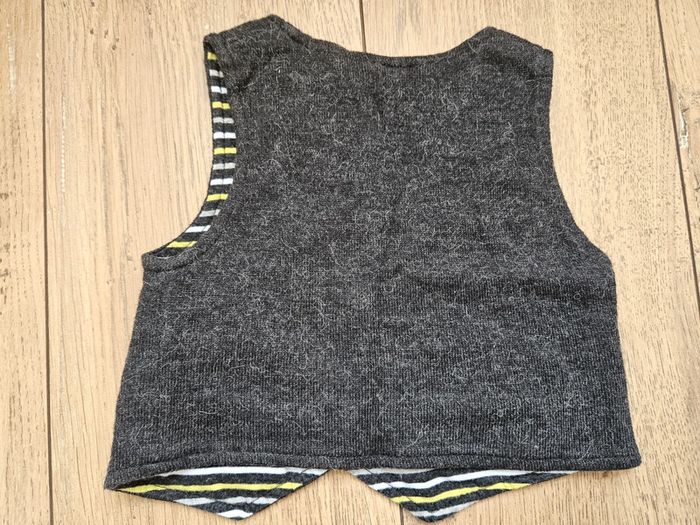Gilet sans manche gris Orchestra 6 mois neuf - photo numéro 5
