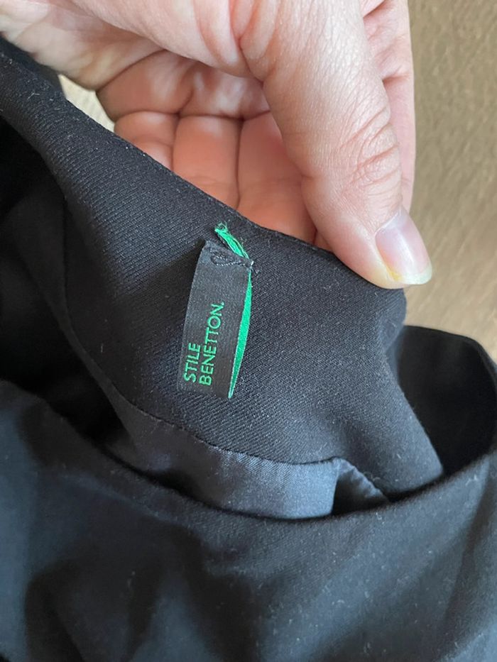 Robe noir Benetton - photo numéro 2