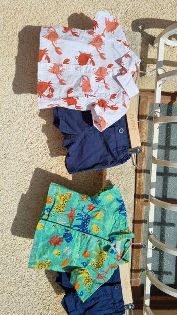 Lot de deux ensemble avec chemise