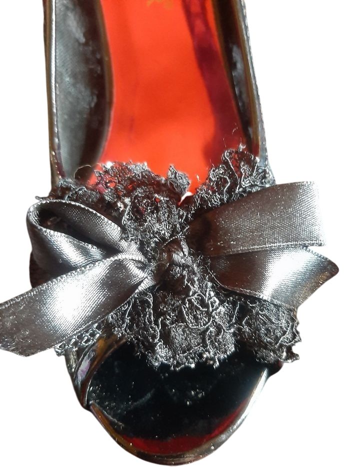 Escarpins noirs dentelles - photo numéro 4