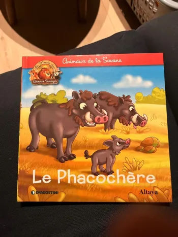 Livre pour enfants altaya le phacochère