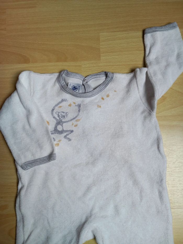 Pyjama en éponge Petit Bateau 18 mois TBE - photo numéro 2