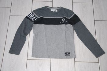 t-shirt manches longues garçon 10 ans kaporal
