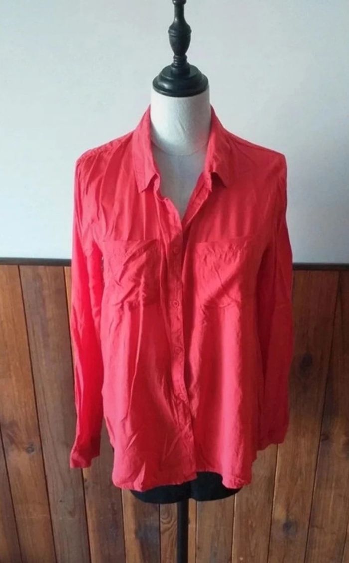 Chemisier rouge taille 36 - photo numéro 3
