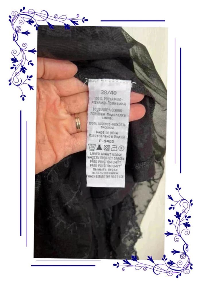 Très jolie tunique noire doublée 38/40 - photo numéro 4