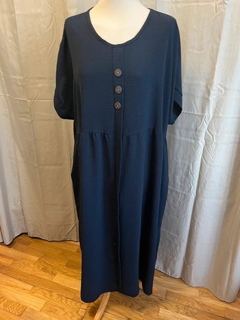 Robe fluide bleu marine