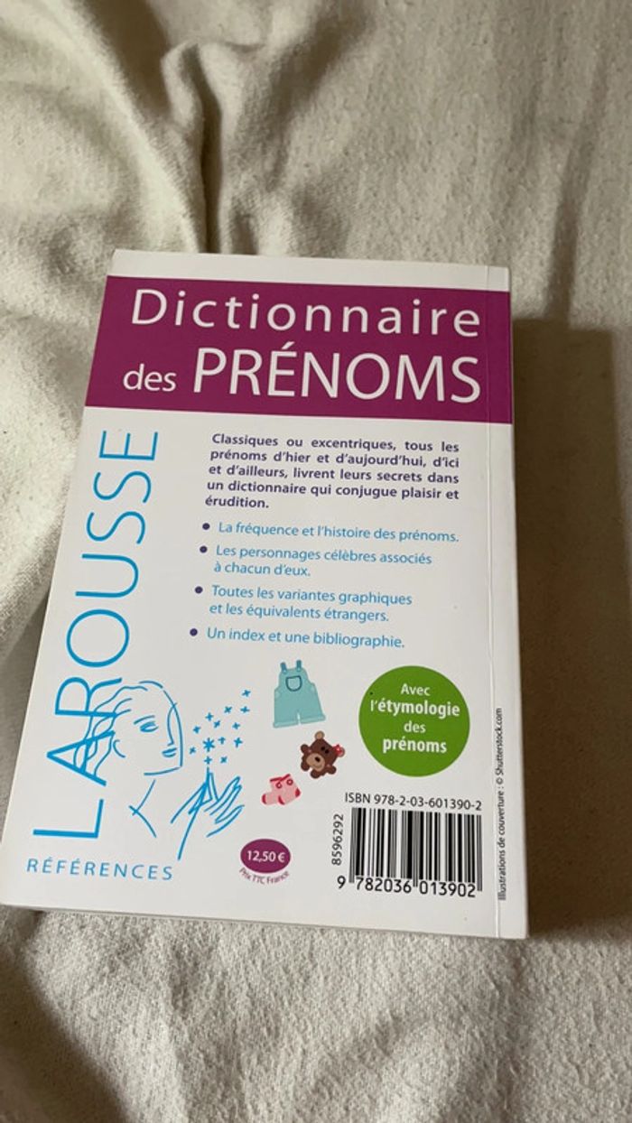 Dictionnaire des prénoms - photo numéro 2