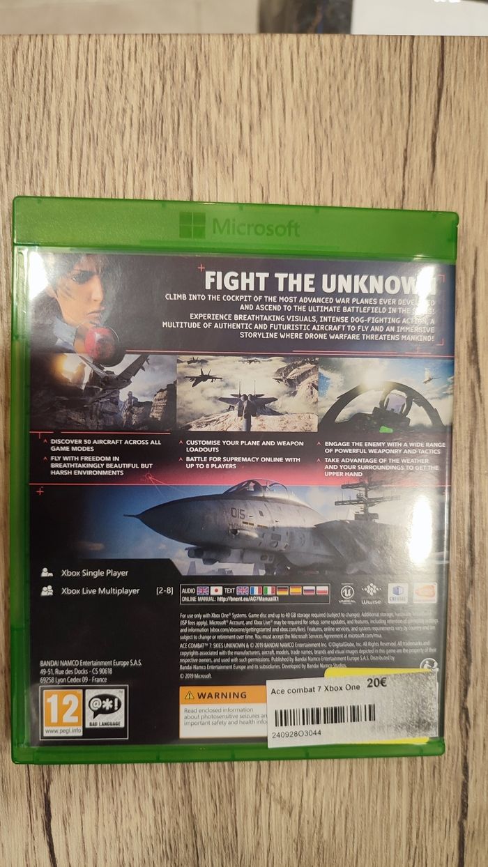 Ace combat 7 skies unknown Xbox one - photo numéro 3