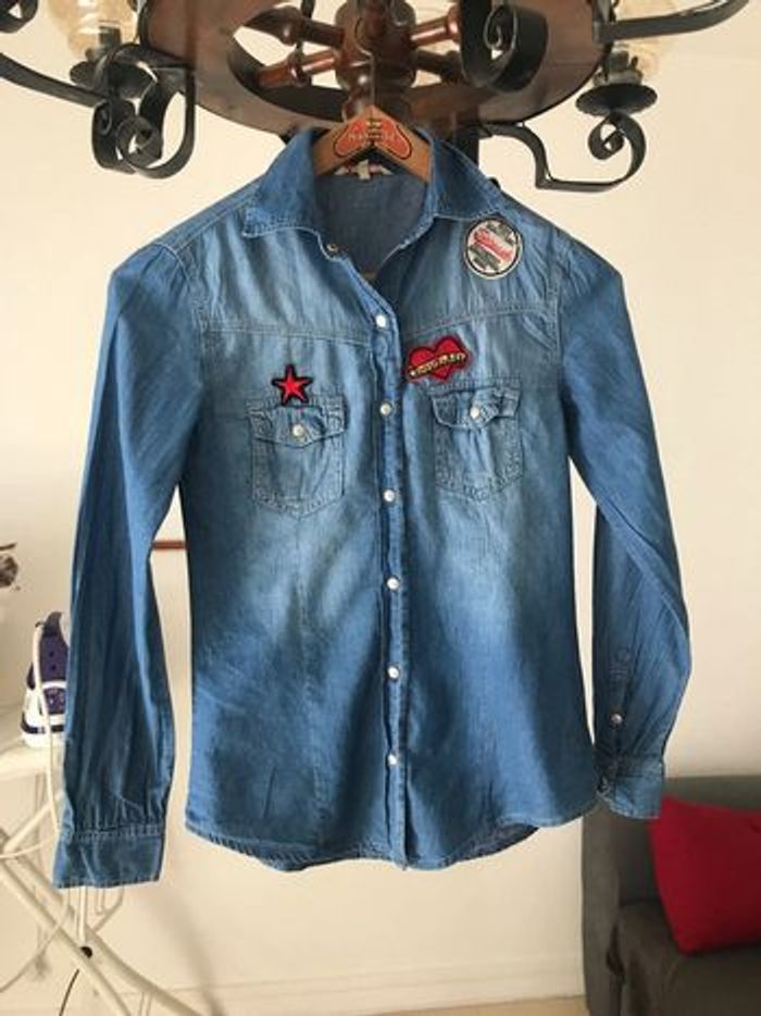 Chemise en jeans - photo numéro 4