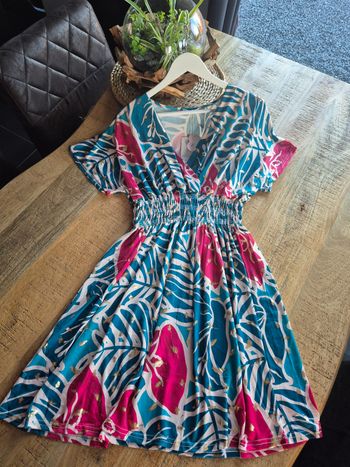 Robe Magique Femme bleu et Fuschia Taille unique 