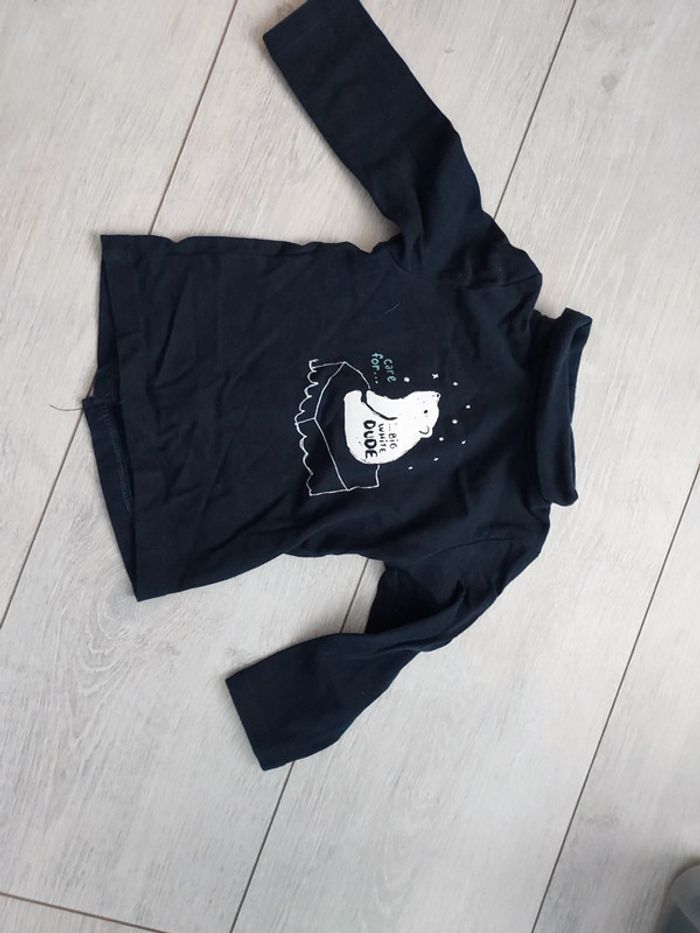 Lot 3 tee-shirts manches longues col roulé - photo numéro 2