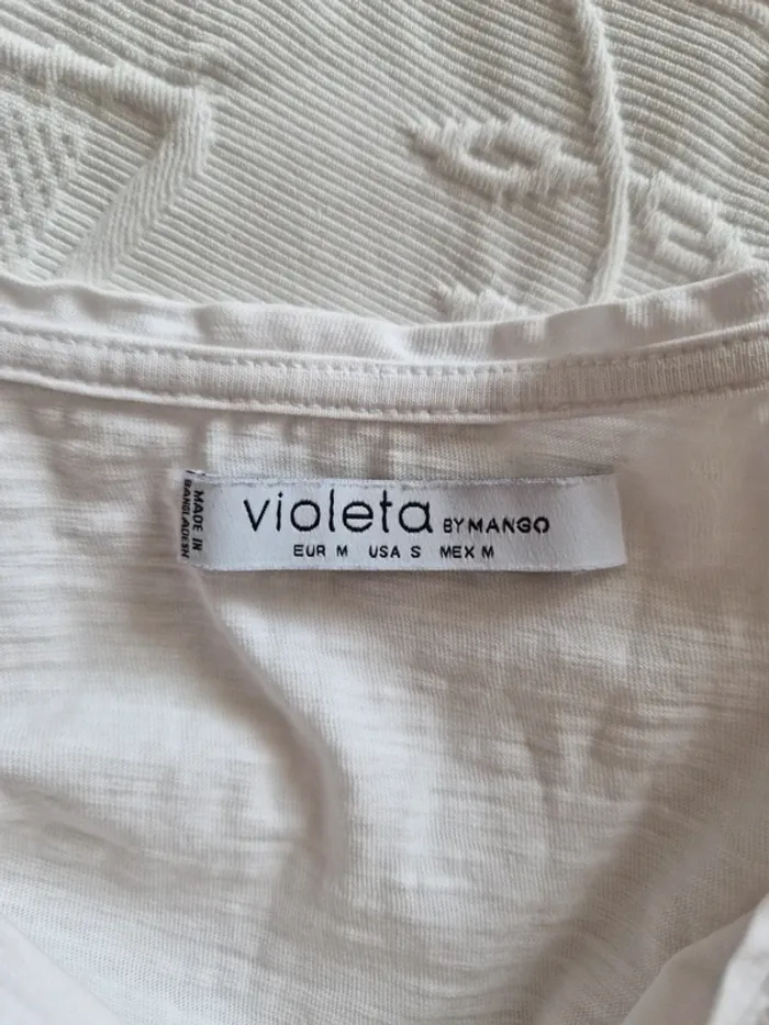 Tee-shirt blanc imprimé coloré - photo numéro 7