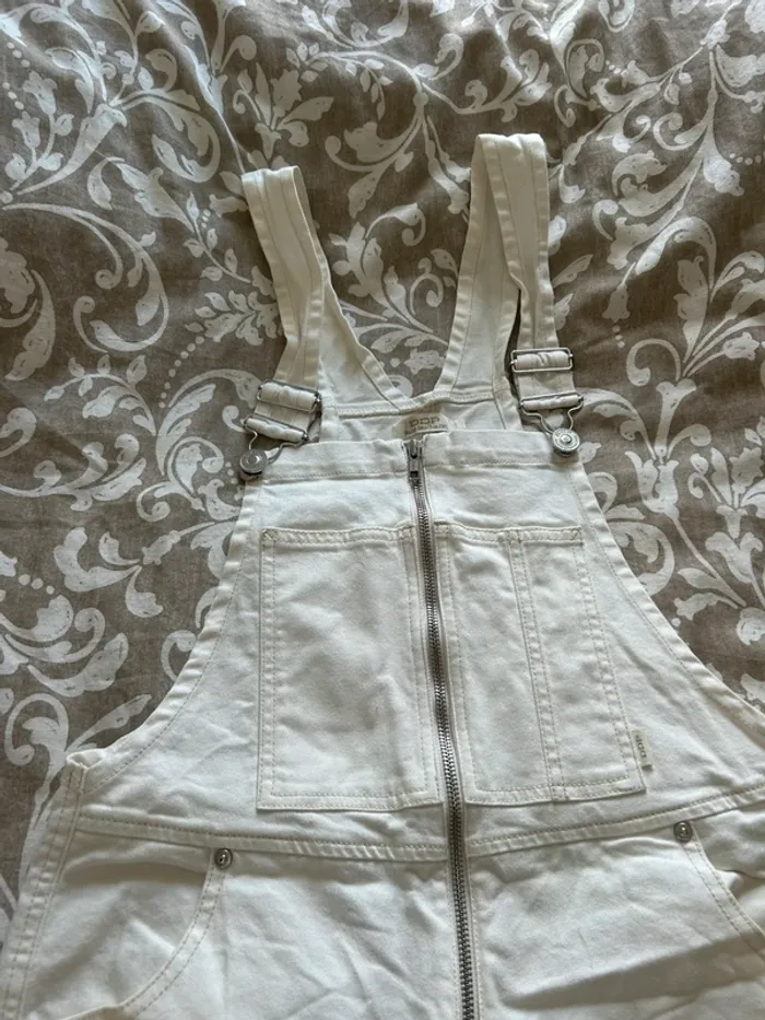 Combination jeans blanc cassé ddp taille - - photo numéro 3