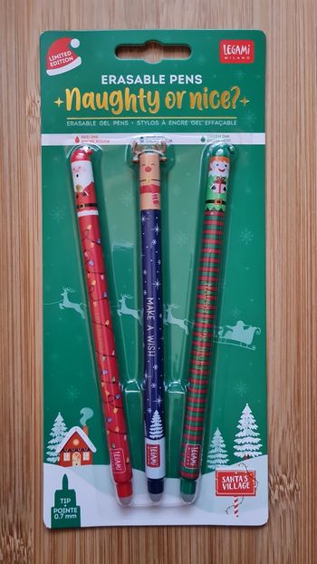 Legami Noel 2024 1 Set Neuf Scellé Père Noel Rouge + Lutin + Renne