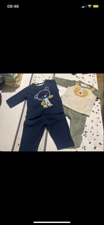 2 pyjamas 3 mois garçon