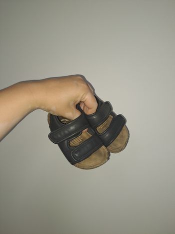 Sandales noir en cuir