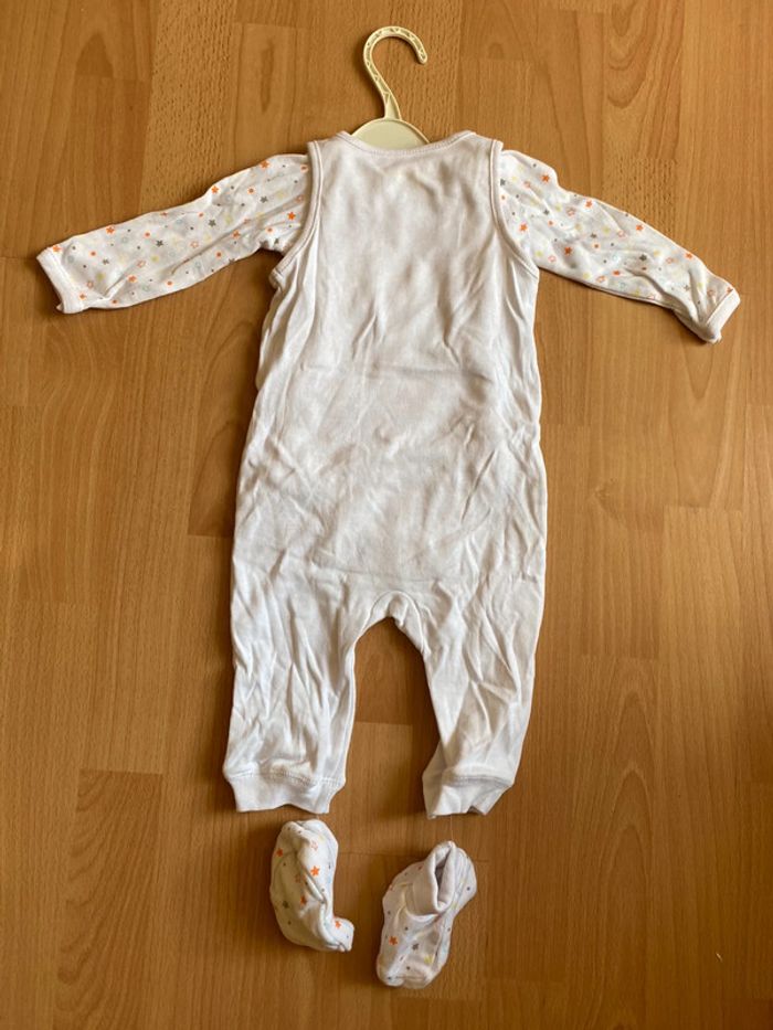 Joli ensemble 6 pièces bébé T. 6 mois/68 cm mixte neuf avec étiquette - photo numéro 4