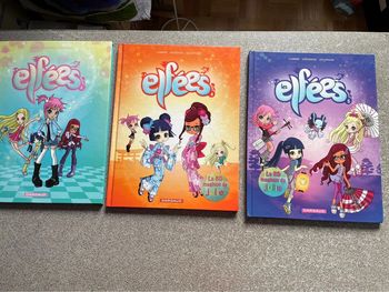 Lot de trois BD Les Elfées