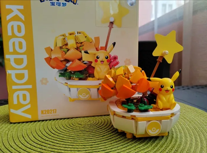 Figurine de construction, bloc (Mega - Lego) Pokémon, Pikachu
