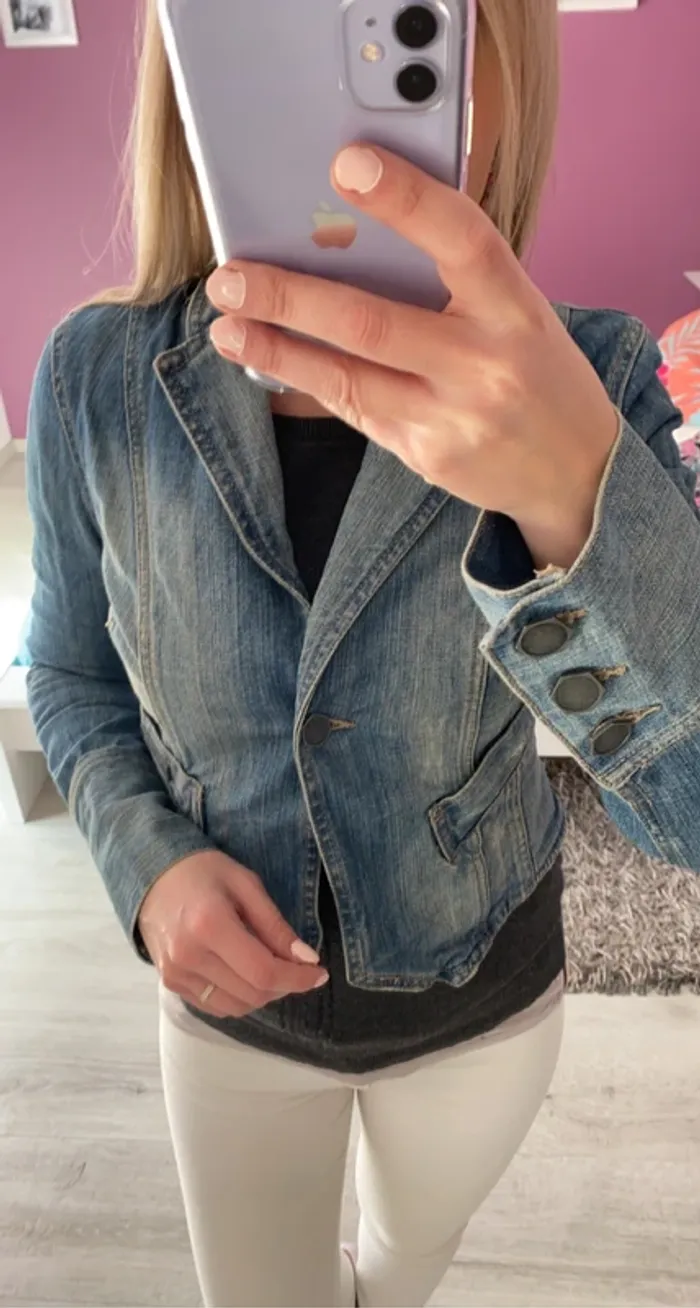 Veste en jeans Etam - photo numéro 3