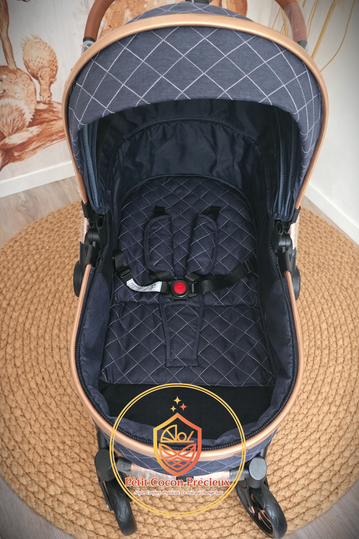 Poussette 3-en-1 Magic ZC bleu / Neuve / Vendeuse déclarée dans la puériculture. - photo numéro 5