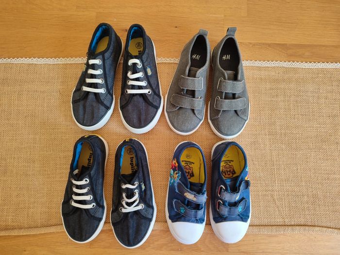 Baskets / tennis en toile avec lacets élastiques Lupilu en 28 (EU) Neuve - photo numéro 9