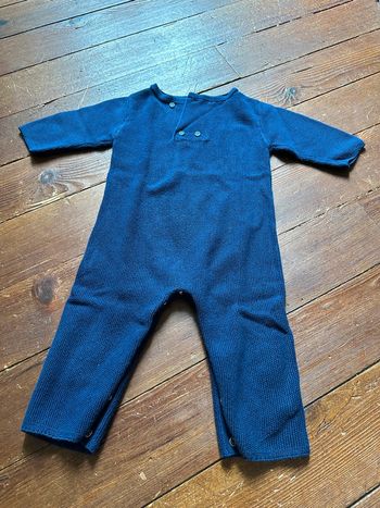 Combinaison Bout’chou marine 9 mois