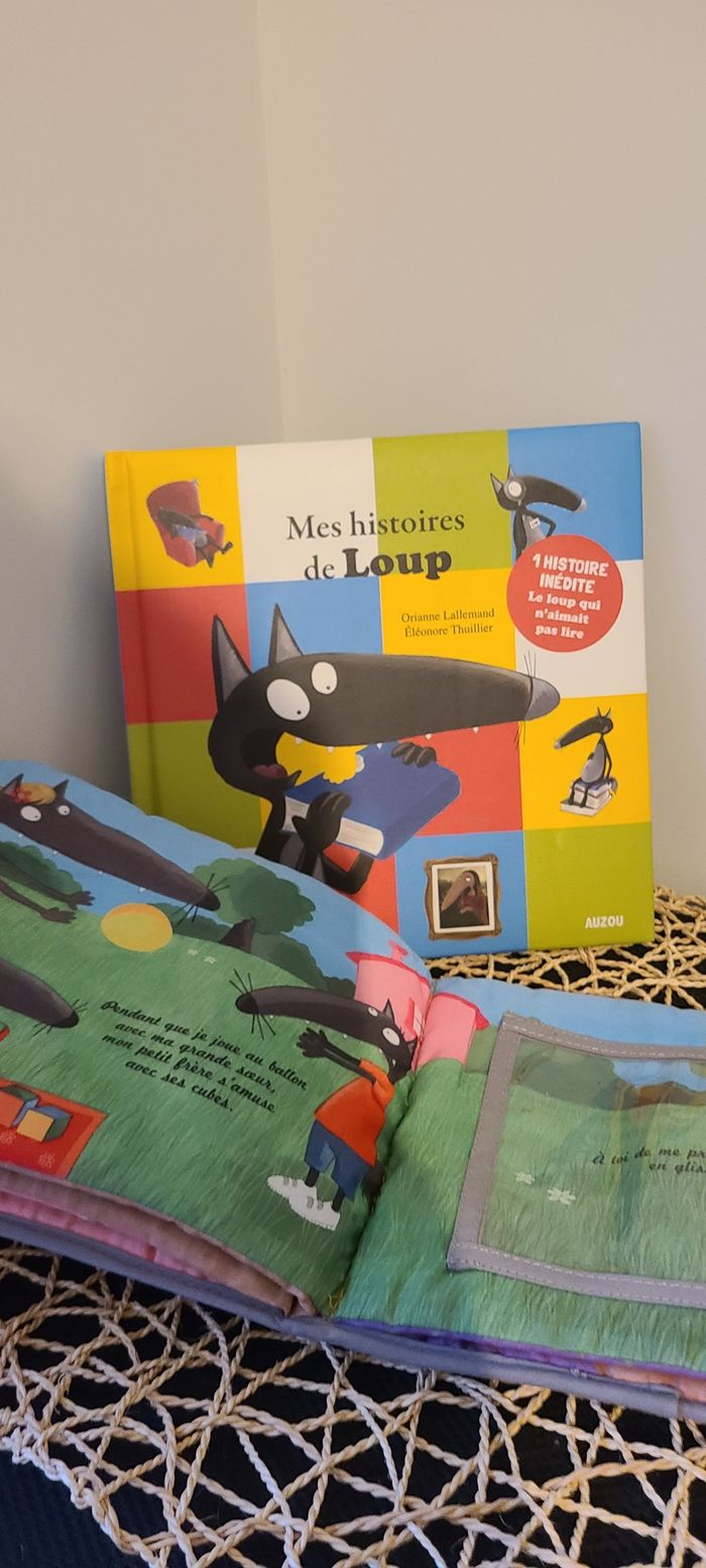 Livres p’tit loup et album Mes histoires de loup Livre photo personnalisable "le loup" - photo numéro 3
