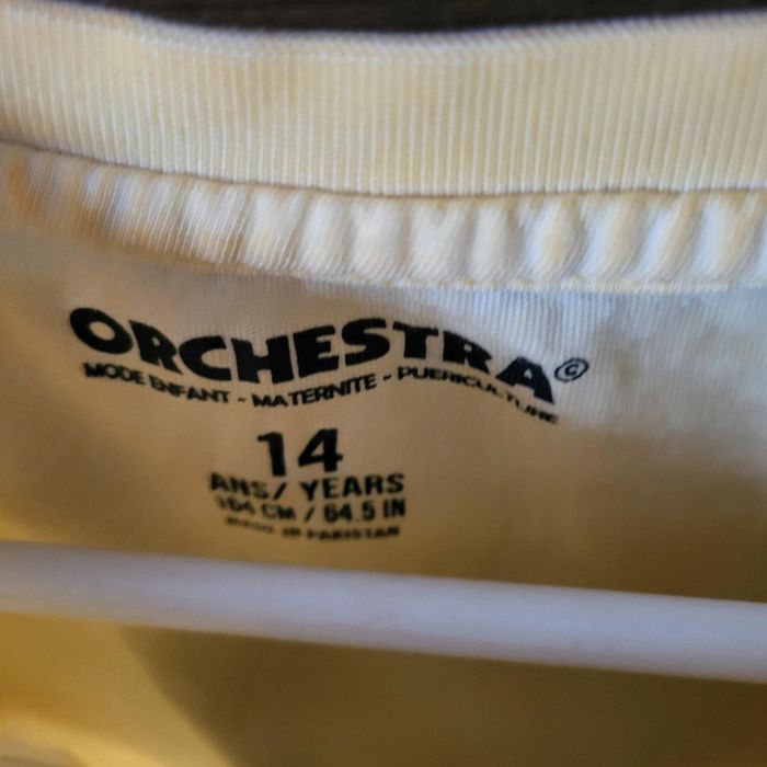 Tee shirt Orchestra 14 ans style délavé neuf jamais porté - photo numéro 4